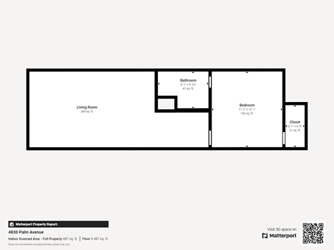 a floor plan of a 1125 sq ft roommates apartment